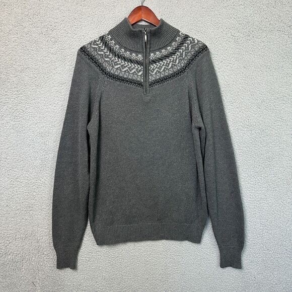 Austin Reed Other - Austin Reed London Sweater Mens Large Silk Cashmere Blend Nordic Scandinavian